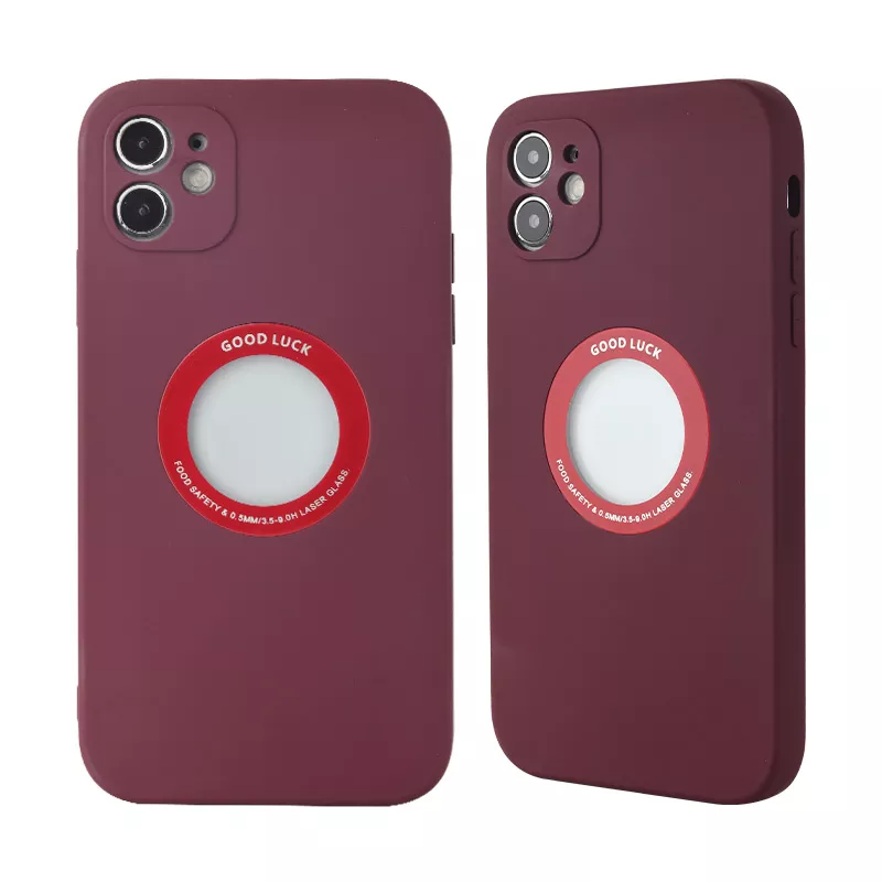 图片 FUNDA SILICONA CON VENTANA LOGO  PARA IPHONE 12 PRO