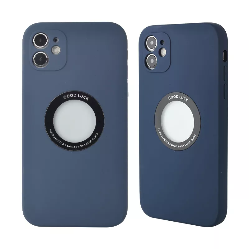 图片 FUNDA SILICONA CON VENTANA LOGO  PARA IPHONE 12 PRO