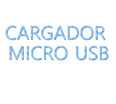Imagen para la categoría CARGADOR MICRO USB