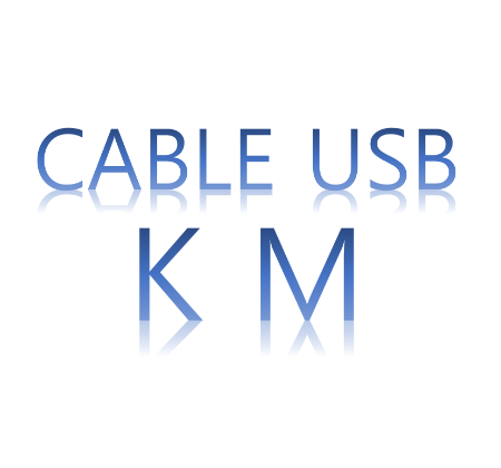Imagen para la categoría CABLE USB KM