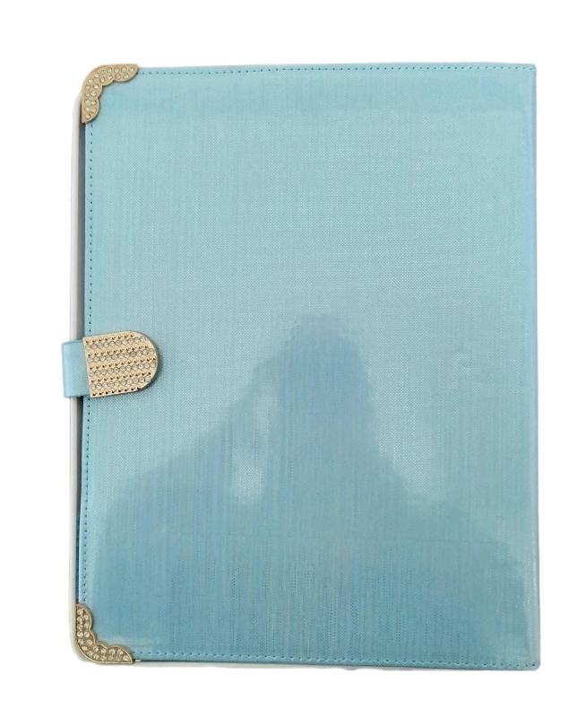 图片 FUNDA BRILLANTE TABLET CON DETALLES EN DORADO PARA IPAD 2/3/4